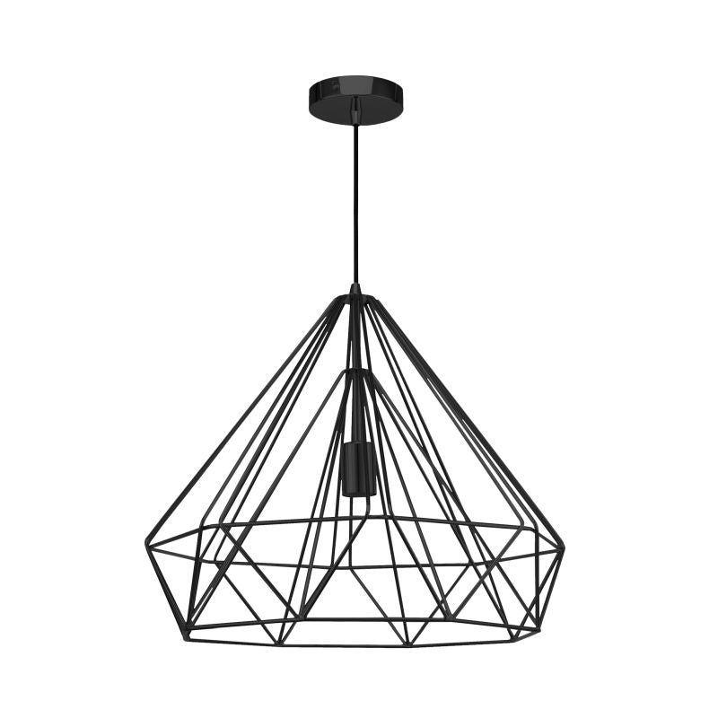 Astrid Wire Copper | Chrome | Black Grid Pendant Light Available In 3 Sizes - Lighting.co.za