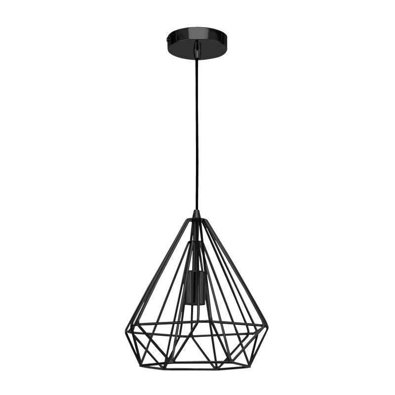 Astrid Wire Copper | Chrome | Black Grid Pendant Light Available In 3 Sizes - Lighting.co.za