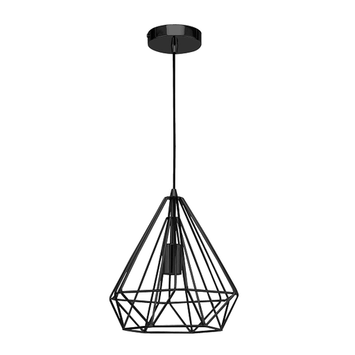 Astrid Wire Copper | Chrome | Black Grid Pendant Light 3 Sizes - Hanging Lights - Lighting.co.za