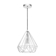 Astrid Wire Copper | Chrome | Black Grid Pendant Light Available In 3 Sizes - Lighting.co.za