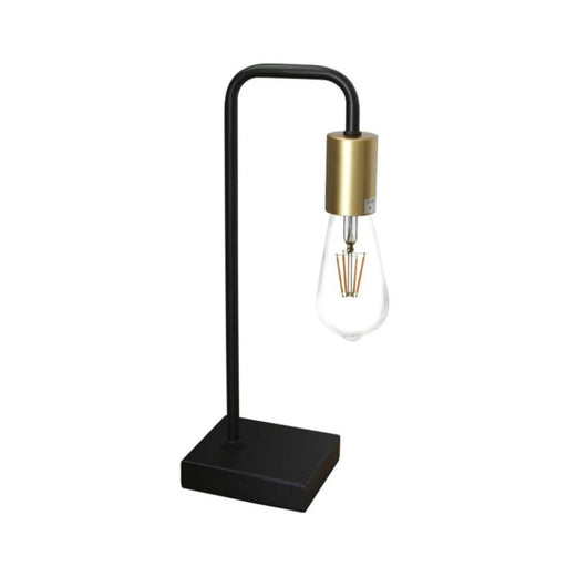 Traverse Black or White and Gold Desk Lamp - Lighting.co.za