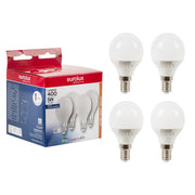 E14 LED Golf Ball Opal 5W 3000K Non Dim Pack of 4 E - Lighting.co.za
