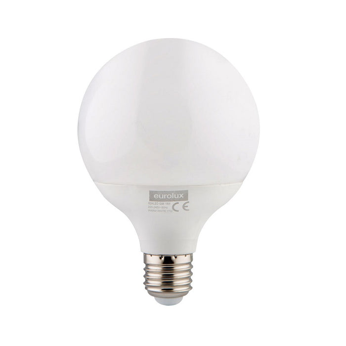 E27 G95 LED 15W 3000K | 4000K Opal Bulb Non Dim E - Lighting.co.za