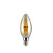 E14 LED Filament Candle 4W 2500K Amber Non Dim E - Lighting.co.za