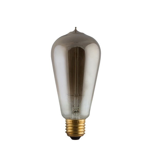 E27 ST64 Carbon Filament Clear|Amber|Smoke Bulb Dim E - Lighting.co.za
