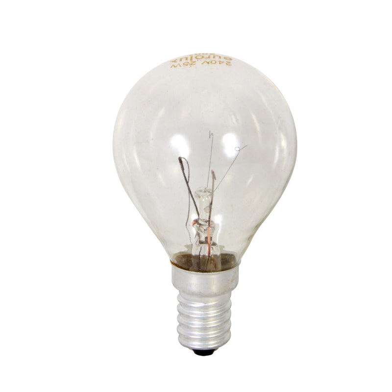 E14 Golfball Clear 25W 200ºC Ovenlamp Bulb E - Lighting.co.za