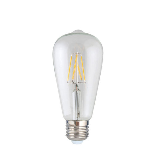 E27 ST64 LED Filament 4W 3000K Clear|Amber Non Dim E - Lighting.co.za