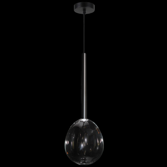 Raindrop Black or White And Clear Glass LED Pendant Light - Lighting.co.za