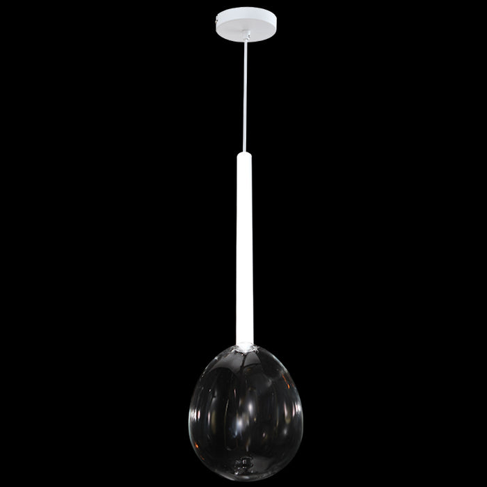 Raindrop Black or White And Clear Glass LED Pendant Light - Lighting.co.za