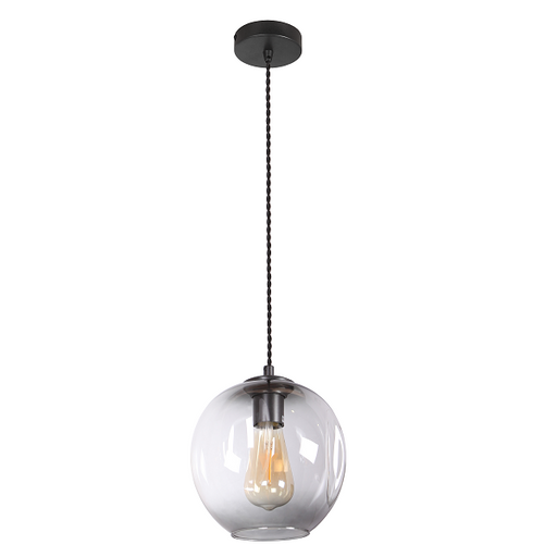 Amador Classic Branch Smoke or Amber Glass 1 Light Pendant Light Available in 2 Sizes - Lighting.co.za