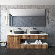 Giada Black Mirror Spazio LED Wall Light - Lighting.co.za