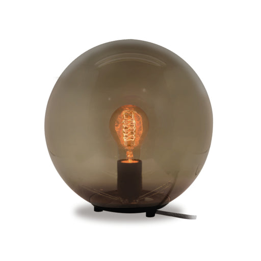 Global Opal | Amber | Smoke Grey Table Lamp - Lighting.co.za