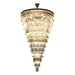 Grace Grandiose Charcoal and Clear K9 Crystal 12 Tier Chandelier - Lighting.co.za