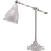 Miller Grey Or Chrome Adjustable Desk Lamp - Lighting.co.za