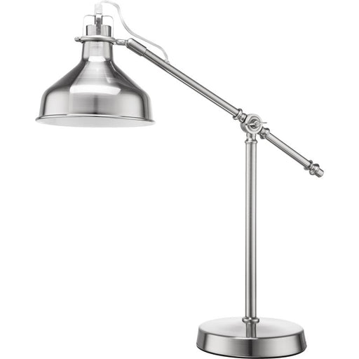 Empire White Or Satin Chrome Adjustable Desk Lamp - Lighting.co.za