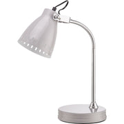 Mardi Brass | Chrome | Grey Adjustable Desk Lamp - Lighting.co.za