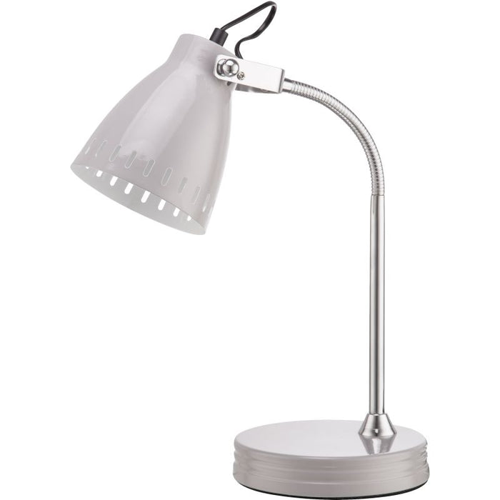 Mardi Brass | Chrome | Grey Adjustable Desk Lamp - Lighting.co.za
