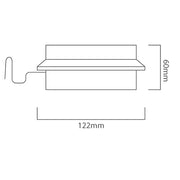Flow Solar Gutter Rechargeable Light 2 PACK - Lighting.co.za