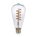E27 ST64 Clear Spiral LED Fil Clear Bulb 4W 2700K Dim K - Lighting.co.za