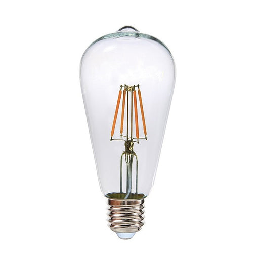 E27 ST64 Clear Birdcage LED Fil Clear Bulb 4W 2700K Dim K - Lighting.co.za
