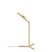Hampton Long Frosted Glass and Gold Nordic Table Lamp - Lighting.co.za