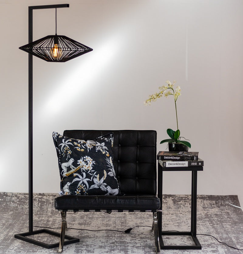 Rope Eclipse Black Floor Lamp - Lighting.co.za
