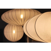 Bubble Eclipse White Fabric Pendant Light In 3 Sizes - Lighting.co.za