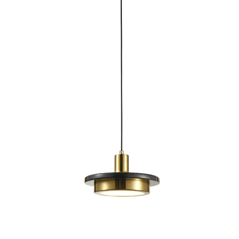 Ibiza Marble and Brass Look Pendant Light - Lighting.co.za