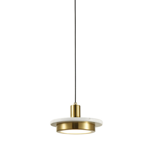 Ibiza Marble and Brass Look Pendant Light - Lighting.co.za