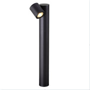 Beacon Black 1 Or 2 Light Outdoor Bollard Light - Lighting.co.za