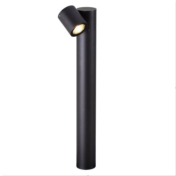 Beacon Black 1 Or 2 Light Outdoor Bollard Light - Lighting.co.za