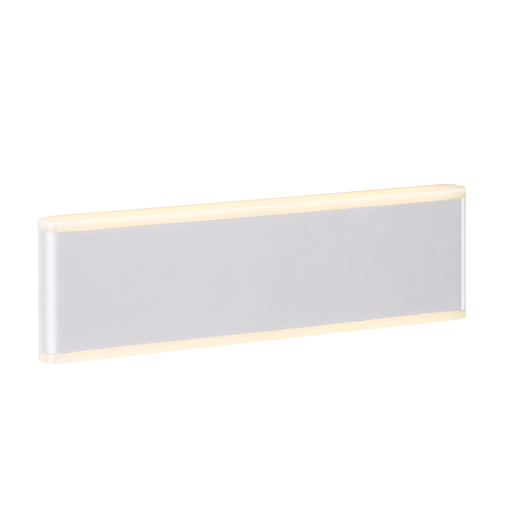 Gemini White Or Black 20 Watt LED Large Slim Outdoor Wall Light - Lighting.co.za