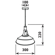 Vintage Barn Black Pendant Light - Lighting.co.za