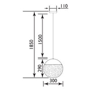 Floro White Facet Ball Pendant Light - Lighting.co.za