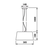 Camp Black and Chrome Nordic Pendant Light - Lighting.co.za