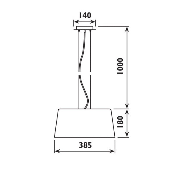 Camp Black and Chrome Nordic Pendant Light - Lighting.co.za
