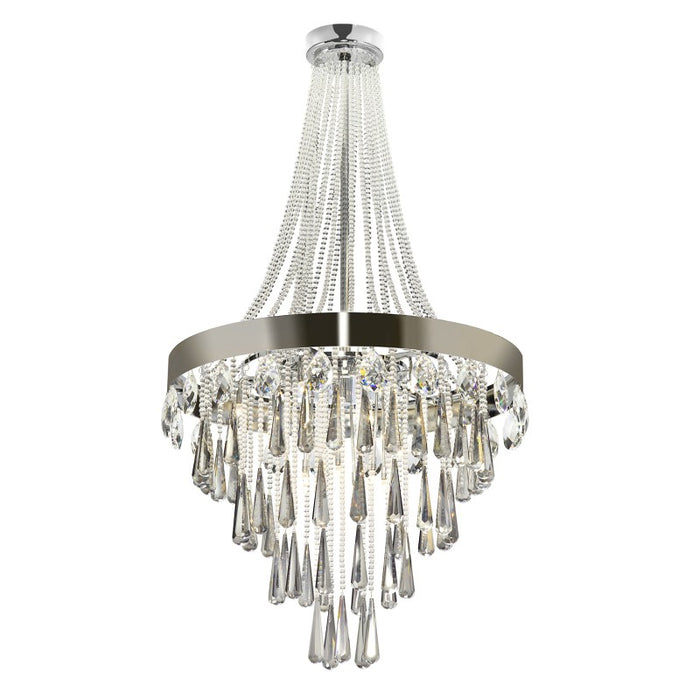 Bodium 18 Light Clear Crystal and Chrome Grand Chandelier - Lighting.co.za