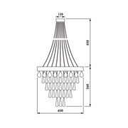 Bodium 18 Light Clear Crystal and Chrome Grand Chandelier - Lighting.co.za