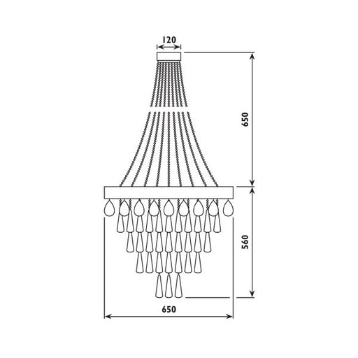 Bodium 18 Light Clear Crystal and Chrome Grand Chandelier - Lighting.co.za