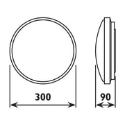 Monte White and Silver Ceiling Light - Lighting.co.za