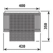 Lynn Chrome and Clear Crystal Glass Ceiling Light - Lighting.co.za