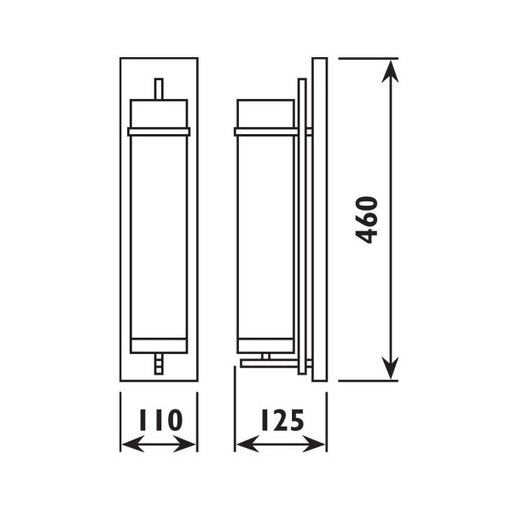 Alberto Clear Glass Flute Wall Light - Lighting.co.za