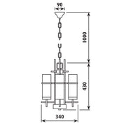Alberto Clear Glass Flute 4 | 6 | 8 Light Chandelier - Lighting.co.za