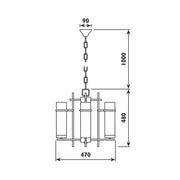 Alberto Clear Glass Flute 6 | 8 Light Chandelier - Lighting.co.za