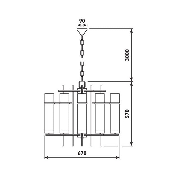 Alberto Clear Glass Flute 6 | 8 Light Chandelier - Lighting.co.za