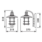 Delmar Copper and White Glass Wall Light - Lighting.co.za