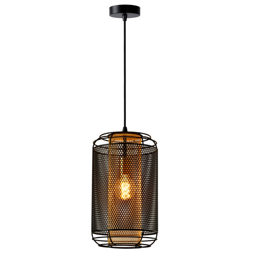 Jambi Black and Gold Mesh Pendant Light - Lighting.co.za