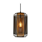 Jambi Black and Gold Mesh Pendant Light - Lighting.co.za
