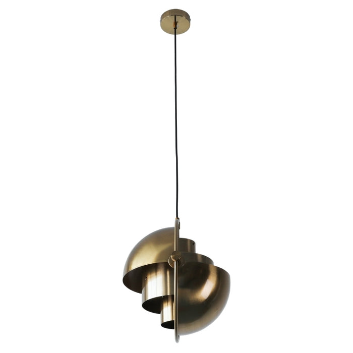 June Multi Way Antique Brass Pendant Light 2 Sizes - Lighting.co.za