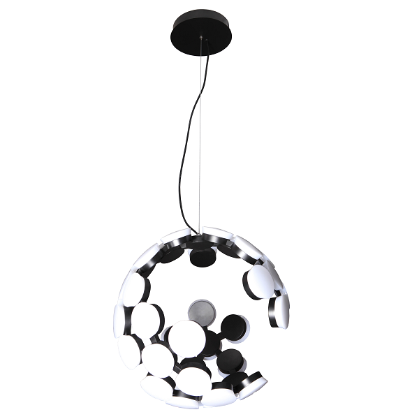 Meteor Black White Or Chrome 75 W LED Pendant Light - Lighting.co.za